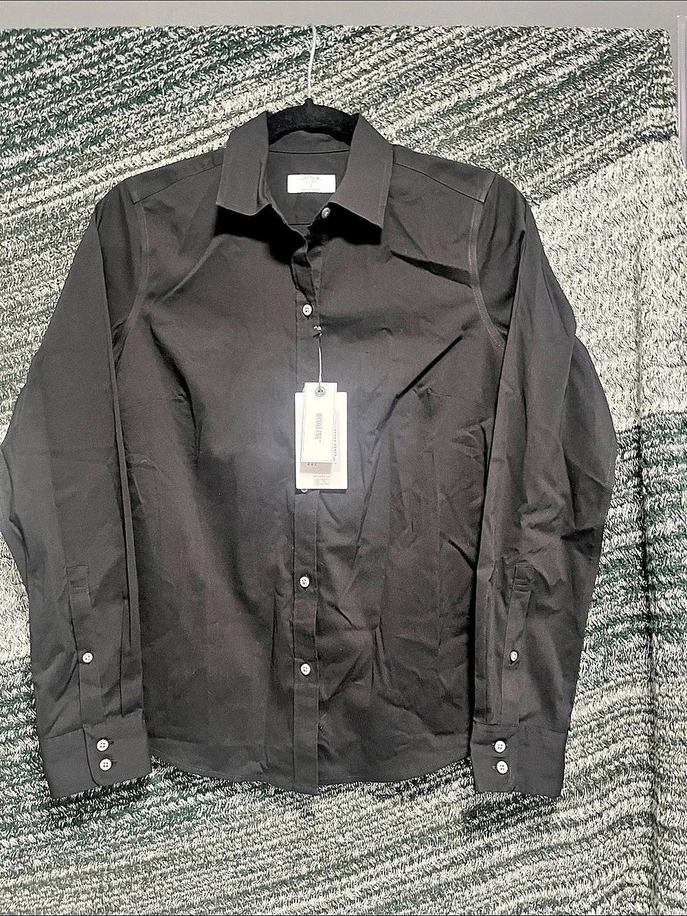 UNTUCKit Bella Shirt Dress Shirt in Black Size Medium